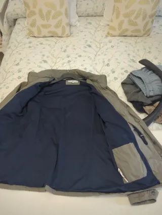 Chaqueta hombre entretiempo verde