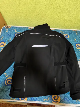 Chaqueta de moto RAINERS negra