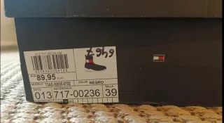 Botín calcetín Tommy Hilfiger negro talla 39