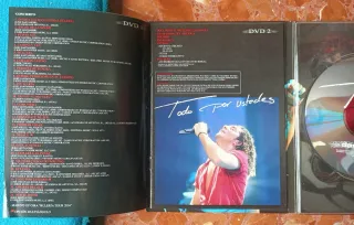 DAVID BISBAL - Todo Por Ustedes. Cd+2 Dvds