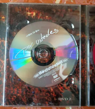 DAVID BISBAL - Todo Por Ustedes. Cd+2 Dvds