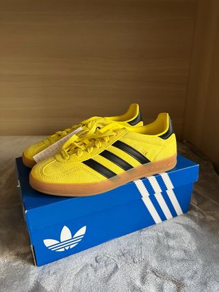 Adidas Gazelle Indoor Shock Yellow Black Talla 40