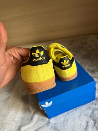 Adidas Gazelle Indoor Shock Yellow Black Talla 40