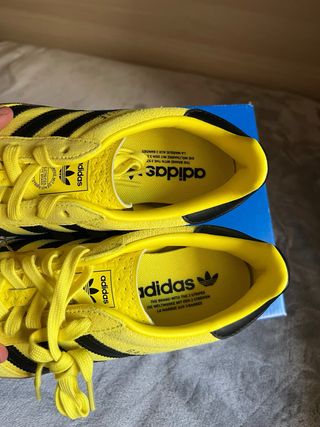 Adidas Gazelle Indoor Shock Yellow Black Talla 40
