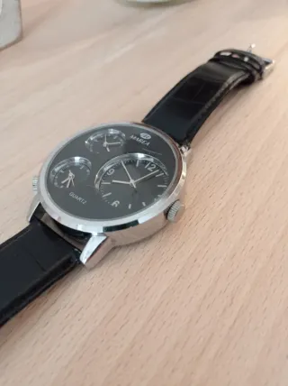 Reloj Marea 35146 Correa Cuero Negro