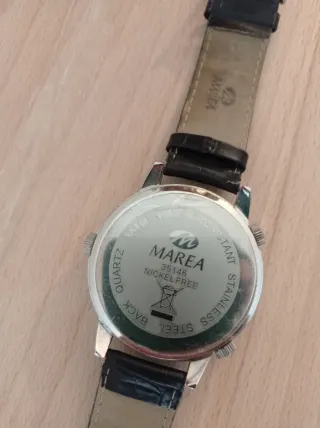 Reloj Marea 35146 Correa Cuero Negro