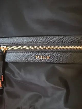 Mochila Tous Negra y Dorada Original