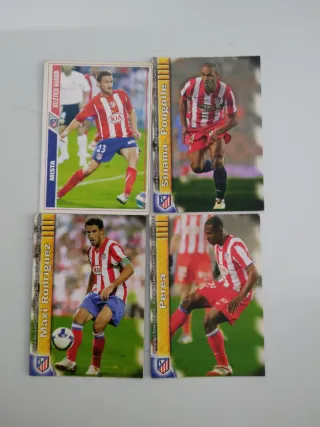 Cromos Atlético de Madrid varios años