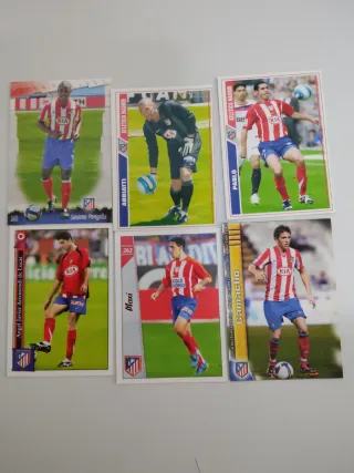 Cromos Atlético de Madrid varios años