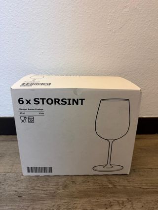 Juego 6 copas IKEA STORSINT