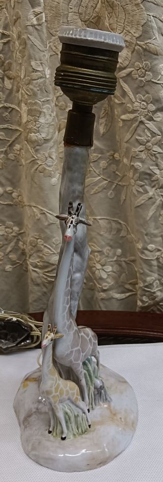 Lámpara Lladró Jirafas Sello Antiguo