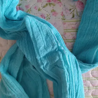 Pañuelo azul turquesa