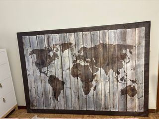 Cuadro Mapamundi IKEA 200x140 cm
