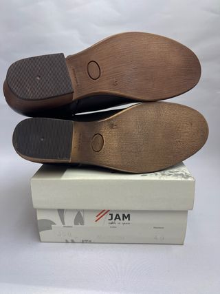 Botines talla 40 piel marrón marca Jam para mujer