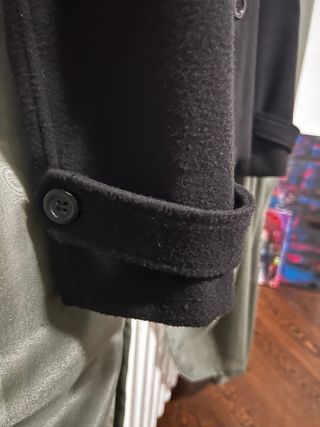 Giacca nera doppiopetto... veste 44/46