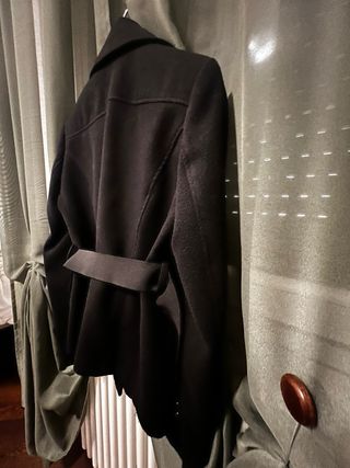 Giacca nera doppiopetto... veste 44/46