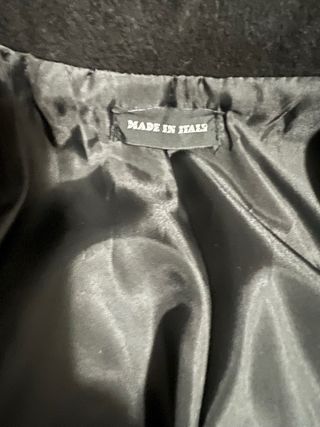 Giacca nera doppiopetto... veste 44/46