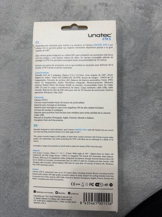 Cámara Deportiva Unotec XTR S HD