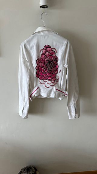 Chaqueta Mónica Magni Blanca Talla 44
