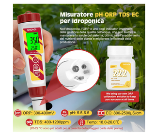 Misuratore acqua multifunzione ORP pH 6-in-1