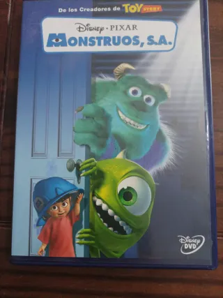 Monstruos S.A. DVD Disney Pixar Español