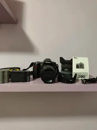 Cámara Nikon D90 + 2 objetivos