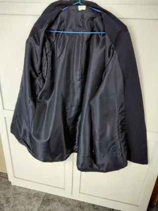 Americana Cruzada Azul Marino