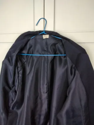 Americana Cruzada Azul Marino