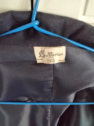 Americana Cruzada Azul Marino