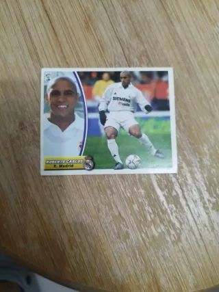 Cromo Fútbol Beckham R. Madrid