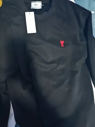 Sudadera Ami Paris Negra