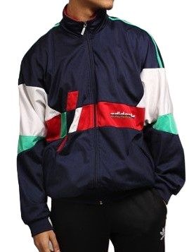 Chaqueta Adidas Vintage Retro Colorblock 80s