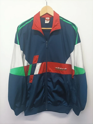 Chaqueta Adidas Vintage Retro Colorblock 80s
