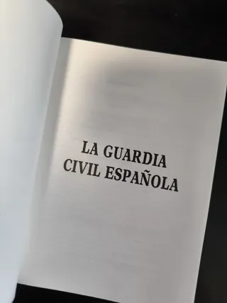 Libro "La Guardia Civil Española"