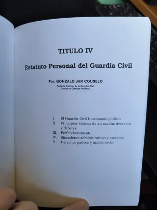 Libro "La Guardia Civil Española"