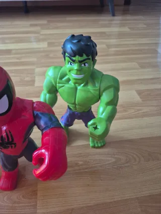 Muñecos Marvel: Thanos, Spiderman, Hulk