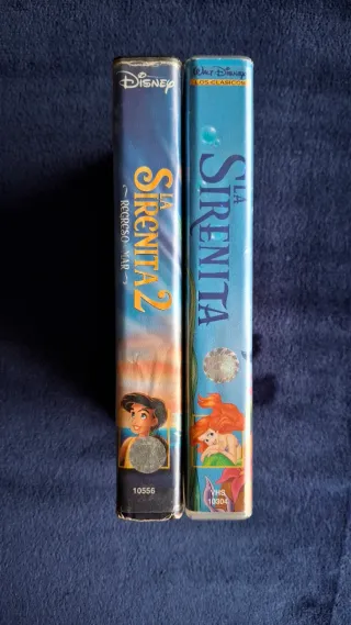 MC La Sirenita 1 y 2 - Clásicos Disney VHS