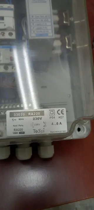 Cuadro de bombas agua alternativo