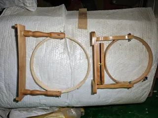 Bastidores antiguos para punto de cruz