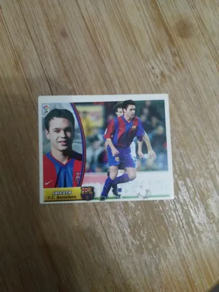 Cromo Iniesta F.C. Barcelona
