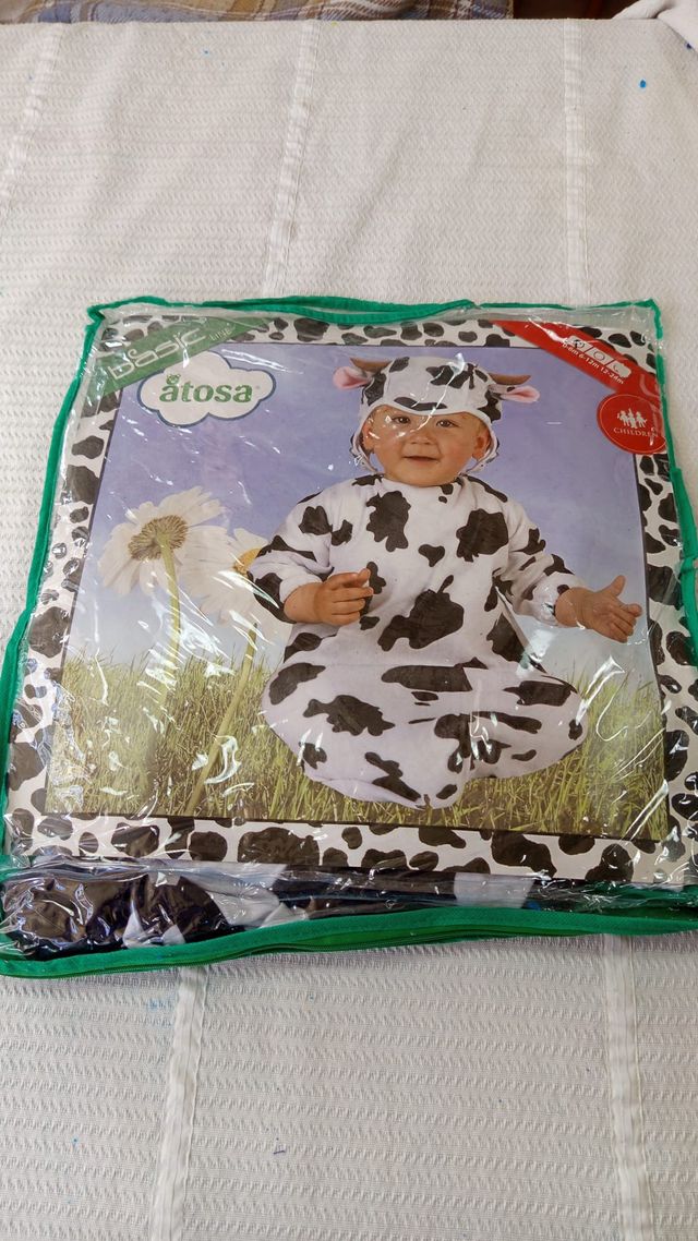Disfraz de Vaca para Bebé 0-6 meses Nuevo