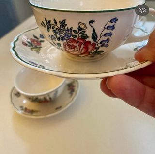 Juego café All Strasbourg vintage porcelana