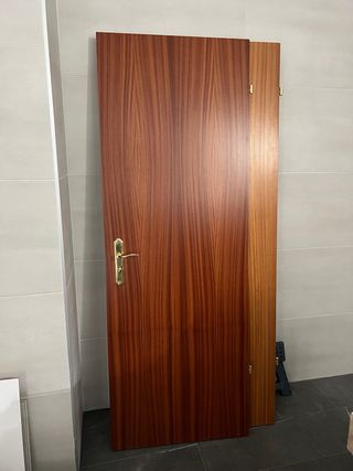 2 Puertas interior madera 72cm