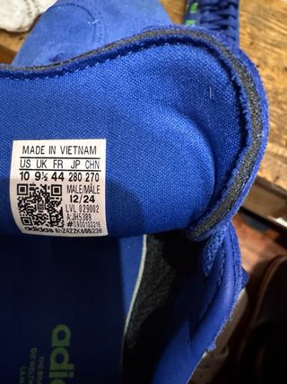 Adidas Gazelle azules y verdes