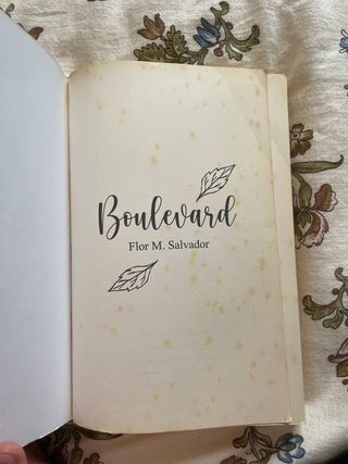 libro “boulevard”