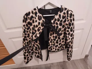 Chaqueta leopardo lazo XS