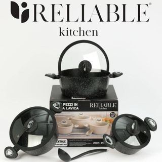 Set 7 pentole pietra lavica Reliable
