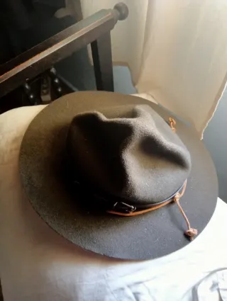 Sombrero Boy Scout Vintage Marrón.