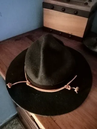 Sombrero Boy Scout Vintage Marrón.