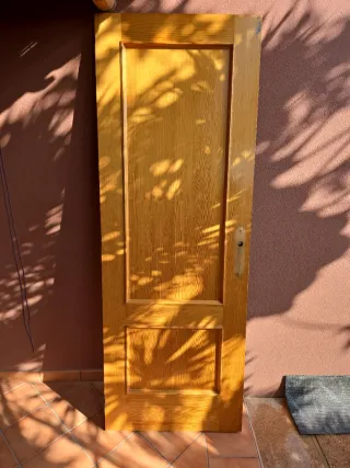 Puerta de madera interior